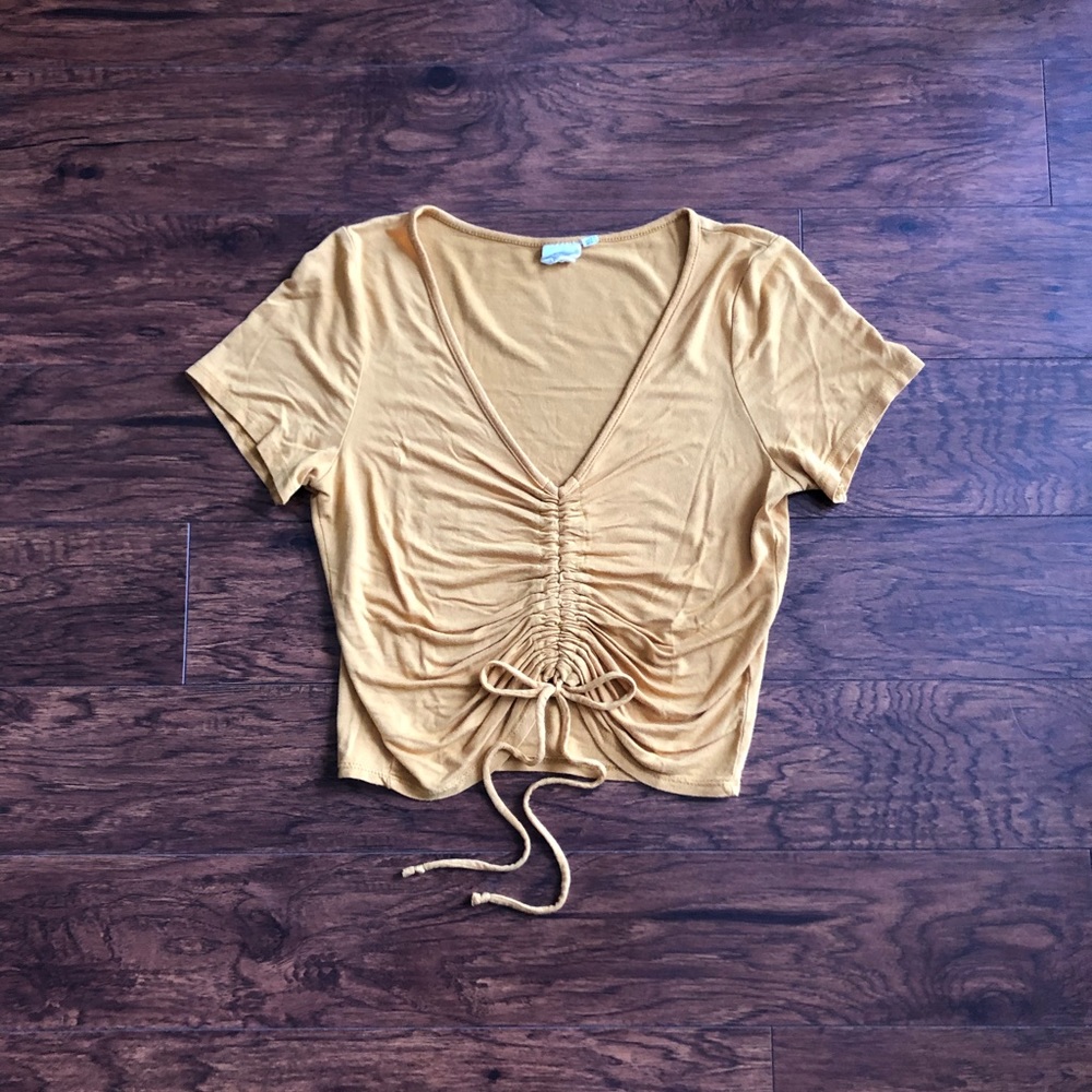 Mustard Crop Top